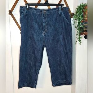 Lee Womens Size 20 At The Waist Denim‎ Capris